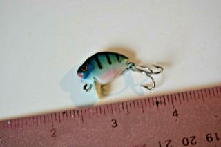 Heddon Punkie Spook Fly Fishing Lure Pumpkin Seed UNFISHED? Bluegill Color 3