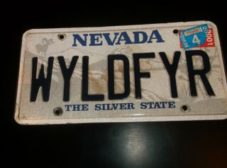 2001,  Las Vegas License Plate,  Wyldfyr - - - - 269