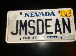 1994,  Las Vegas License Plate,  Jmsdean,  Very - - - - 266