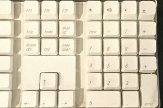 Apple Wireless Keyboard Vintage Keyboard  A1016 M9270ll/a Bluetooth