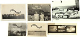 Wwii Usaaf B - 25 Nose Art Usmc Pbj - 1 Swpa Nei Australia 1940s 6 Photos