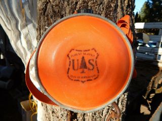 Vintage U.  S Forest Service Water Canteen Oasis 4 Qt Firefighter Axe