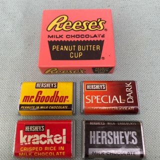 Magnet Hersheys Mr Goodbar Special Dark Krackel Reeses Peanut Butter Cup Vintage