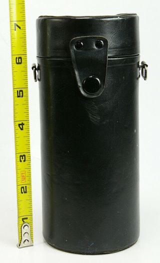 Vintage Hard Camera Lens Case 7 " X 3 1/8 " Outside Measurements