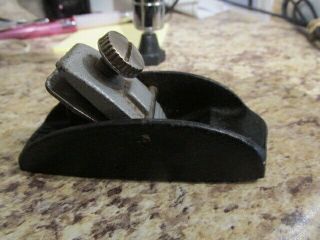 Vintage Made In Usa Miniature Finger/thumb Wood Planer Cast Iron