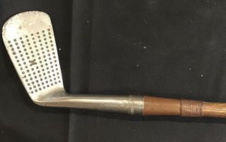 Rare Antique Wood Shaft Golf Club - With A Patent Limbershaft