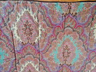 Polo Ralph Lauren Vintage Paisley Comforter Twin Brown Blue Cream Made In Usa