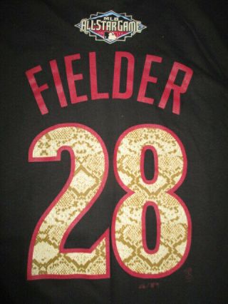 2011 Prince Fielder No.  28 All Star Game (lg) T - Shirt Jersey Milwaukee Brewers