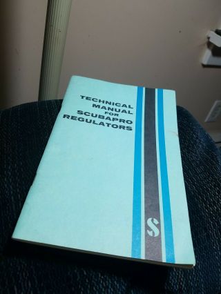 Vintage Scubapro Technical Manuals 1978 - 1982 Scuba Bc,  Inflator & Regulators