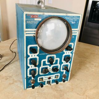 Vintage Eico 425 Oscilloscope Antique Tube Radio Turns On Not