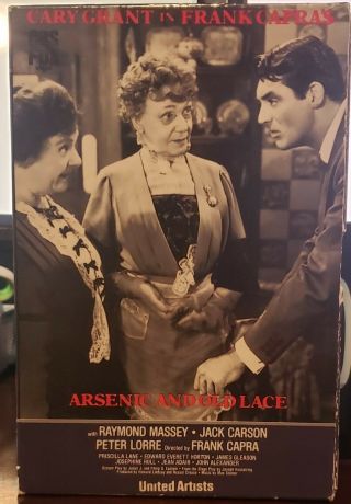 Arsenic And Old Lace Vhs Vintage 1983 Cbs Fox