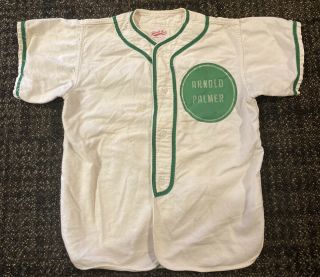Rare 1960’s Arnold Palmer Wool Baseball Jersey Favorite Knits Sporting Goods Cle