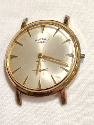 Vintage Gold Plated Swiss ROTARY Mens Dress Watch 2