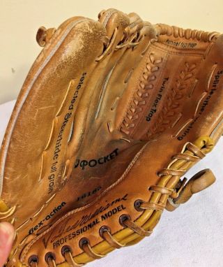 Ted Williams Usa Sears Roebuck Baseball Glove 16185 Signed Steerhide Full Grain
