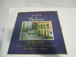 Ravel Bolero Debussy Afternoon Faun Orchestra Vinyl 33 Rpm Record Album Vintage