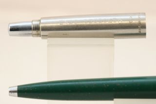 Vintage (c1969) Parker Jotter Ballpoint Pen,  Green With Chrome Trim (no Clip)