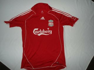 Vintage Liverpool Adidas Football Shirt Size Small V.  G.  C