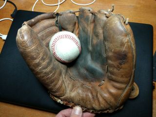 Vintage Rawlings Ken Boyer G675 Button Back Baseball Glove Mitt Usa
