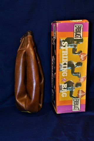 Vintage EVERLAST Brown Leather Striking Bag - 4214 - 3