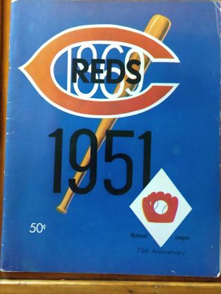 1951 Cincinnati Reds Yearbook,  No Missing Or Torn Pages