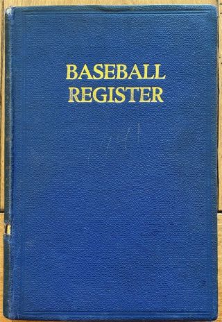 1941 The Sporting News Baseball Register - Autographed Stl Cardinals Johnny Mize