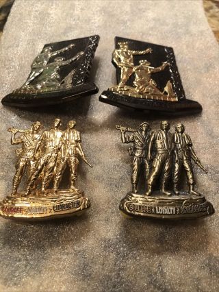 Little League Pins Millitary Tribute Pins 2 1/2 Inches And 3 Inches