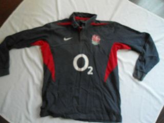 Vintage England Nike Rugby Jesrey Shirt Size Xl