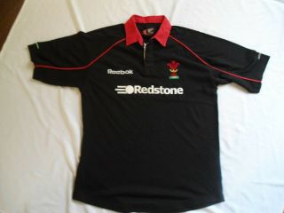 Vintage Wales Reebok Rugby Jersey Shirt Med V.  G.  C