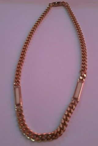 Vintage Chain Link Necklace 15 Inch