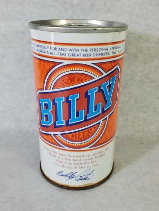 Billy Beer 12 Oz Vintage 1970 