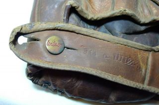 Vtg.  Leather Baseball Glove Wilson A2170 The Ball Hawk - 3 - Professional 2 finger 3