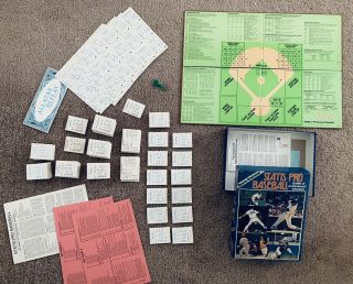 Sports Illustrated Statis Pro Baseball Game 1981 1982