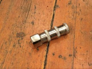 Antique Toc Bicycle Mounting Peg Nickel Plated 1890s 1900s