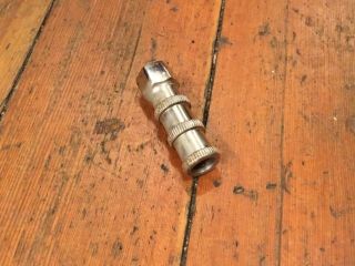 Antique TOC Bicycle Mounting Peg Nickel Plated 1890s 1900s 2