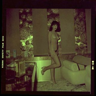 Bunny Yeager 1970s Color Camera Transparency Negative Nude At Playboy Club Miami 2