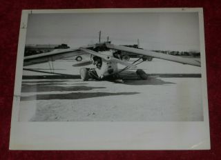 Vintage Press Photo Wrecked Airplane Possible Crash Site Arizona Box Company