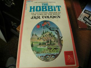 Vintage Paperback The Hobbit By Jrr Tolken The Authorized Edition