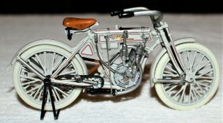 Franklin Diecast 1/24 Scale 1907 Harley Davidson Motorcycle