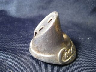 Rare Antique Coca - Cola Nickel Plated Cast Iron Wall Mount Bottle Opener c.  1940 ' s 2