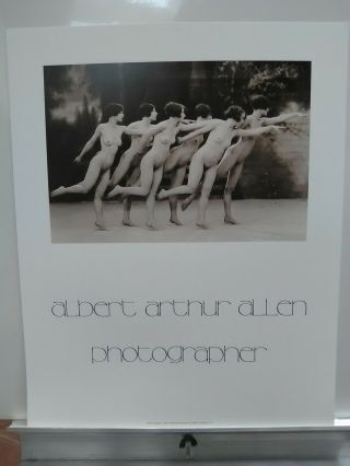 Albert Arthur Allen Female Nudes Vintage 1978 Poster Never Framed Nm