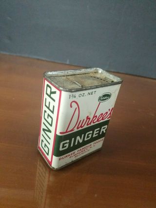 Vintage Durkees Spice Tin Can 3
