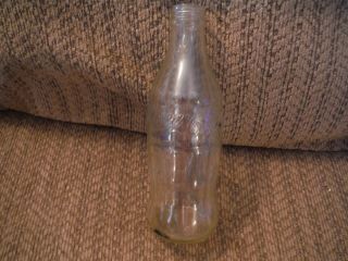 Vintage Coca Cola Coke 10 Oz.  Clear Bottle