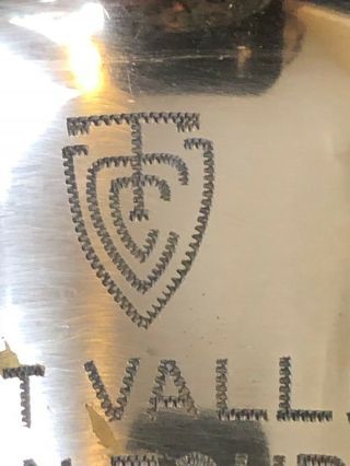 1957 Brass Plate Goblet Gold Cup Trophy Transit Valley Country Club Shape 3