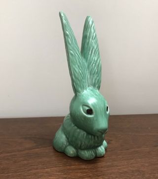 Vintage 1936 Green Sylvac Pottery Harry The Hare Rabbit England 1299 Antique