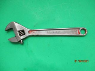 Vintage Proto No.  712 P124 12in.  Adjustable Wrench