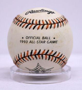 1993 All Star Game Official Mlb Rawlings Baseball Ball Baltimore Orioles