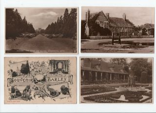 12 Vintage Postcards Hertfordshire - (all Scanned)