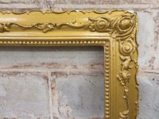 really old picture frame gold fits a 24 1/2 inch X 16 1/2 