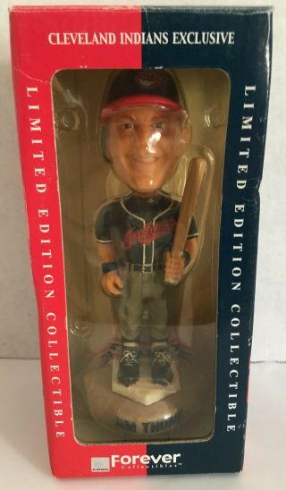 Vintage Jim Thome Cleveland Indians Forever Collectible Bobble Head 2002 G78