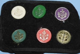 Vintage Boys Brigade Badge - Various Merit Proficency Colours